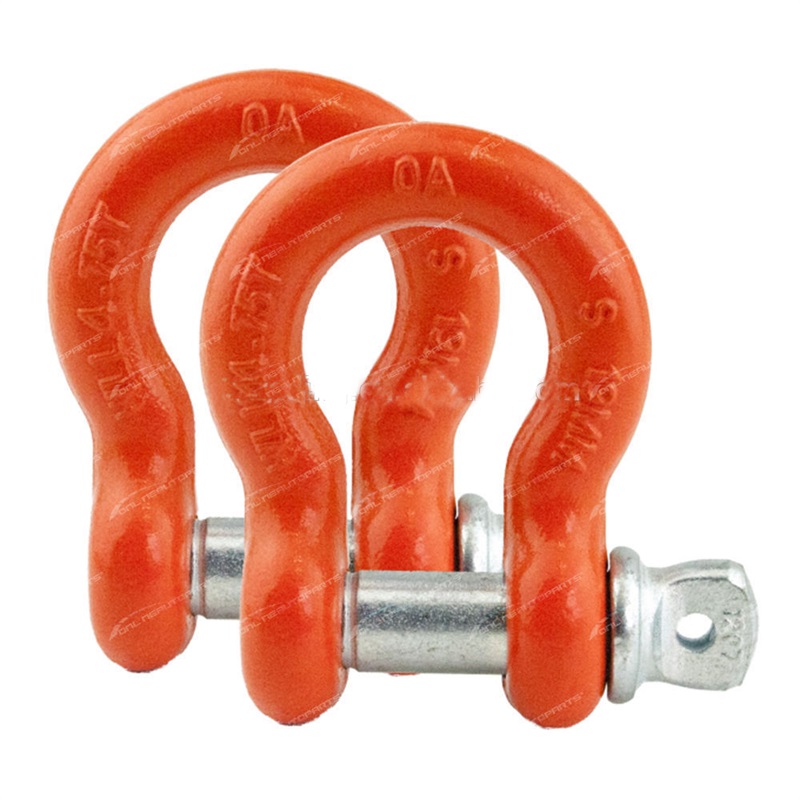 US American Standard G209 Hot Dip Galvaniseret Drop Forged Screw Pin Anchor Bow Shackle