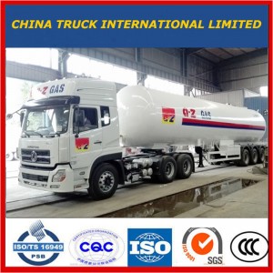 60000 liter Tri-Axle Propan LPG Gas Transport Tanker Semi Trailer Gas Tank Trailer Propan Trailer LPG Tank Trailer LPG Trailer Komprimeret gas Trailer