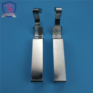 OEM metalstempling af fladfjederstål kobberklemmefæstigning