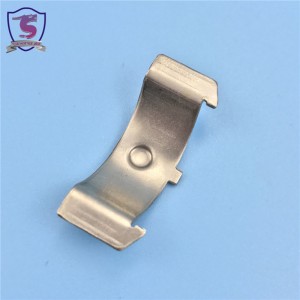 Tilpasset fjederstål lille V flad fjederklemme til batteri