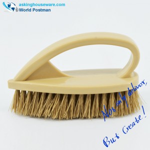 Akbrand Lille skurebørste med buet plasthåndtag