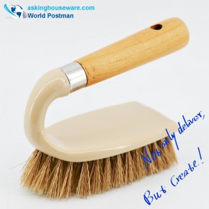 Akbrand Beach håndtag skurebørste med firkantet bord