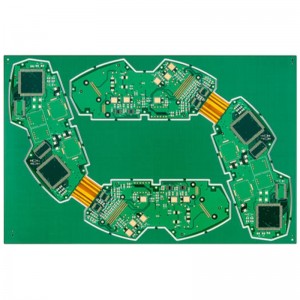 Stift Flex PCB Print Circuit Board med grønt loddemaskeblæk