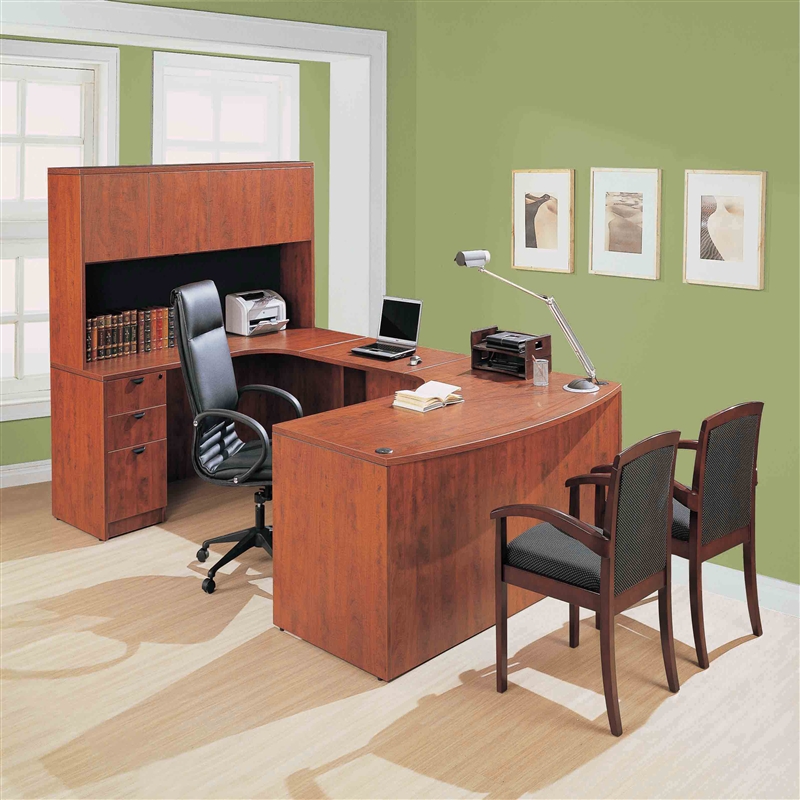 laminat kontormøbler til amerikansk marked- E1-plader med CARB-certifikat Skriveborde, U-sæt, casegoods, reol, skabe osv.