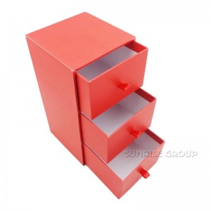 Stor plads smykker emballage skuffe boks