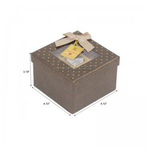 Brugerdefineret håndlavet luksus rektangelemballage hårdt papir Macaroon chokoladekasse