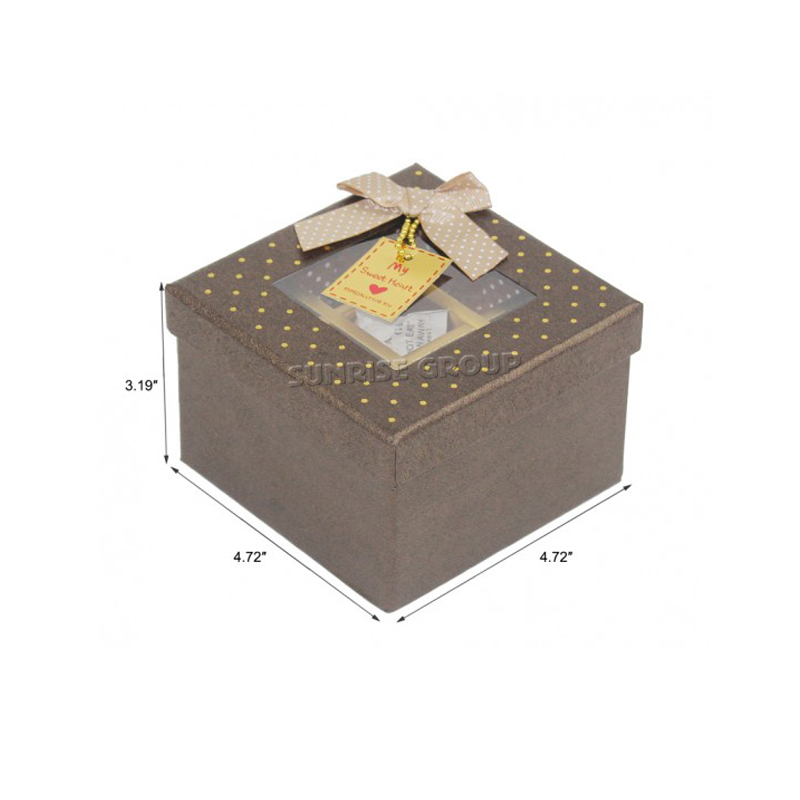 Brugerdefineret håndlavet luksus rektangelemballage hårdt papir Macaroon chokoladekasse