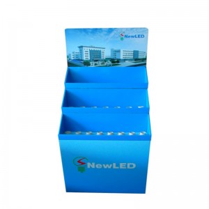 2019Høj kvalitet brugerdefineret gulvpapir pap display