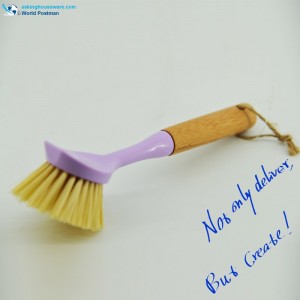 Akbrand Bamboo Handle Dish Cleaning Brush