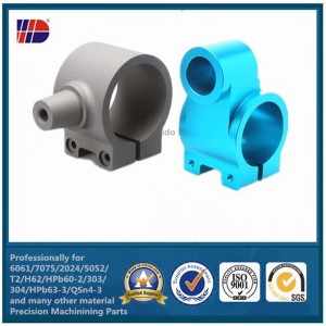 Specialtilpasset maskindele Precision CNC-bearbejdningsdele med aluminium