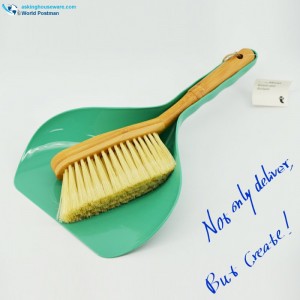 Akbrand Bamboo Handle Dustpan børste i Tiff. Farve