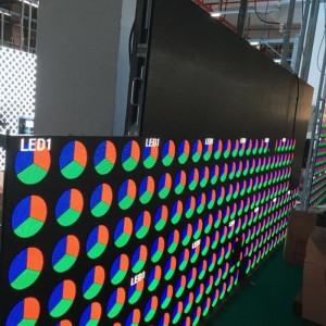 P3 Fuld farve HD Led Video Wall Digital skærm / p3 smd2121 indendørs leje led skærm