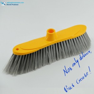Akbrand Plastic Broom Head Shuttle Shaped Brush Board med hængende hul
