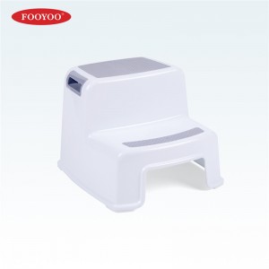 Nye børne småbørns sikkerhed Første dobbelttrin afføring Anti Slip Secured Stable