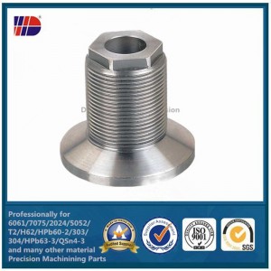 rustfrit stål aluminium metal Precision CNC drejemaskine dele