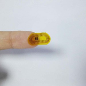 Gratis prøver Brugerdefineret trykt mini 9mm programmerbar hf iso14443a rfid skrivbar fpc pcb fleksibelt trykt kredsløb lille indlæg NFC-tag