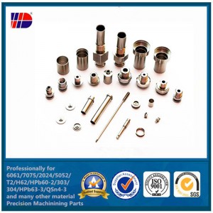 ISO900 fabrikant Precision Rustfrit stål cnc Bearbejdning Drejedele