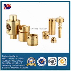 OEM CNC drejemaskine Precision messing dele til skruemaskine