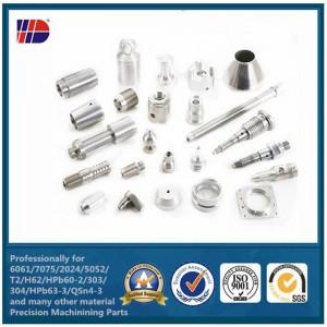 Precision Aluminium Machining Services CNC maskine Shop i Kina