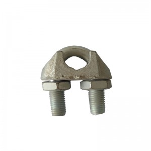 DIN741 galvaniserede formbare ledningsklemmer / kabelklemmer