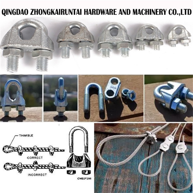 Us Forged Justerbare Wire Rope Clips