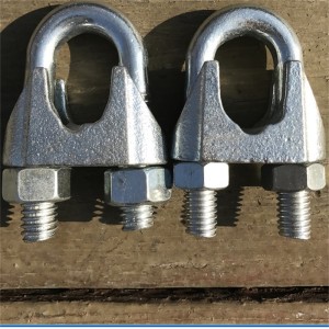 Rustfrit stål DIN741 Type smedet kabelklemme