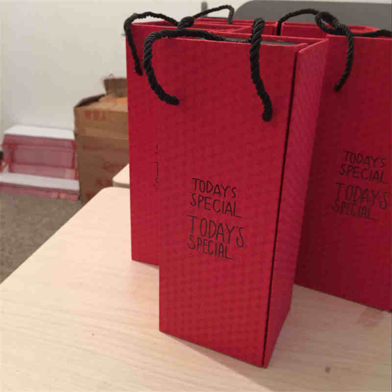 Brugerdefineret luksus gavepapir karton mat sort æske emballage