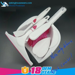 Akbrand Dustpan Børste Broom Vindue Squeegee Opvaskebørste Skurebørste 4in1 Rengøringsværktøjssæt