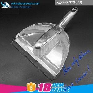Akbrand Simple Popular Dustpan Brush Broom med sølvbelagt