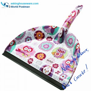 Akbrand vandmærke Dustpan børste kvast med PVC-linje ved Dustpan indgang