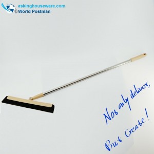 Akbrand 13 'Floor Squeegee med svamp sukkerhoved lang rustfri stålrør