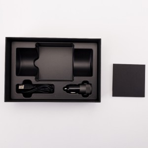 Billuftrenser USB-drevet med intelligent detekterer luftkvalitetsfunktion til fjernelse af formaldehyd / smong / PM2.5 / brugte røg / lugt / støv-bil luftrenser