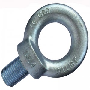 Kina Producent Stainelss Steel Eye Skrue Eye Bolt Nut, Anchor Eye Bolt