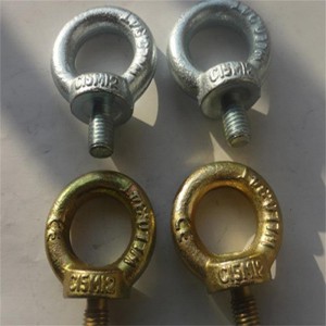 Kina Producent Stainelss Steel Eye Skrue Eye Bolt Nut, Anchor Eye Bolt
