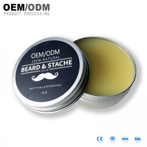 Privat etiket Duftende Naturlig Organisk Skægpleje Balm til Skægvækst Creme Beard Balm
