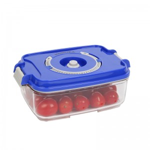 Vakuum lufttæt fødevarebeholder og pumpe med flere funktioner