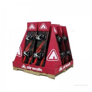 Tilpasset POP bærbart gulv Detailpapir til bordplader