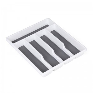 5 rum Plastbestikbakke Sølvtøjsbakke