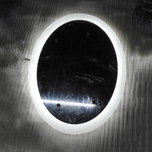 EU og USA Luksus illumineret LED oplyst baggrundsbelyst badeværelse spejl-ENE-AL-117