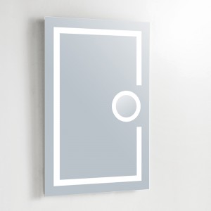 EU og USA Luksus LED oplyst baggrundsbelyst badeværelsesforstørrelsespejl-ENE-AL-110