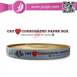 OEM og ODM China Wood Pile Shape Pet Cat Karton Scratcher Lounge