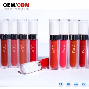 OEM bedste engros mat lipgloss, langvarig privat mærke vandtæt lipgloss