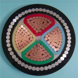 Cu / Al Stranded Wire Conductor STA Fire Core kabel med PVC ydre jakke