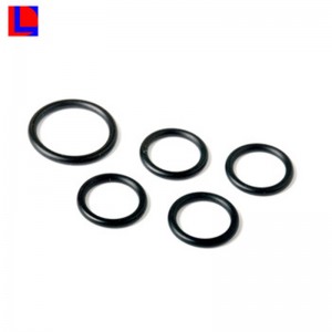 Tilpasset overlegen silikone tætningsmodstand flad gummi o-ring