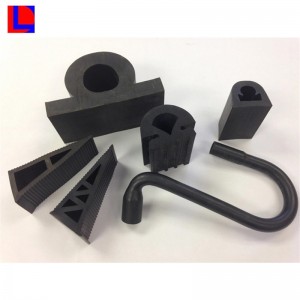 Varmebestandig vandtæt U T H F-form hård fleksibel gummipakningstrimmel