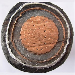 PVC-isoleret pansret strømkabel MV 6 / 10KV 8,7 / 15KV 12 / 20KV 18 / 30KV