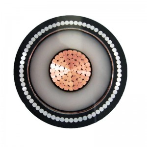 XLPE isolering SWA 240mm2 Mv strømkabel 11KV kobberleder