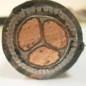 35mm 4 Core armeret kabelkobberisolering Xlpe STA SWA til underjordisk