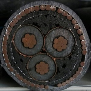3core 1core 400mm2 Swa Kobberarmeret kabel / elektrisk strømkabel
