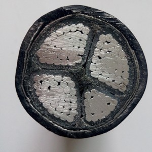 Lavspænding 3-fase 4-kerne 70mm2 armeret strømkabel med prisliste